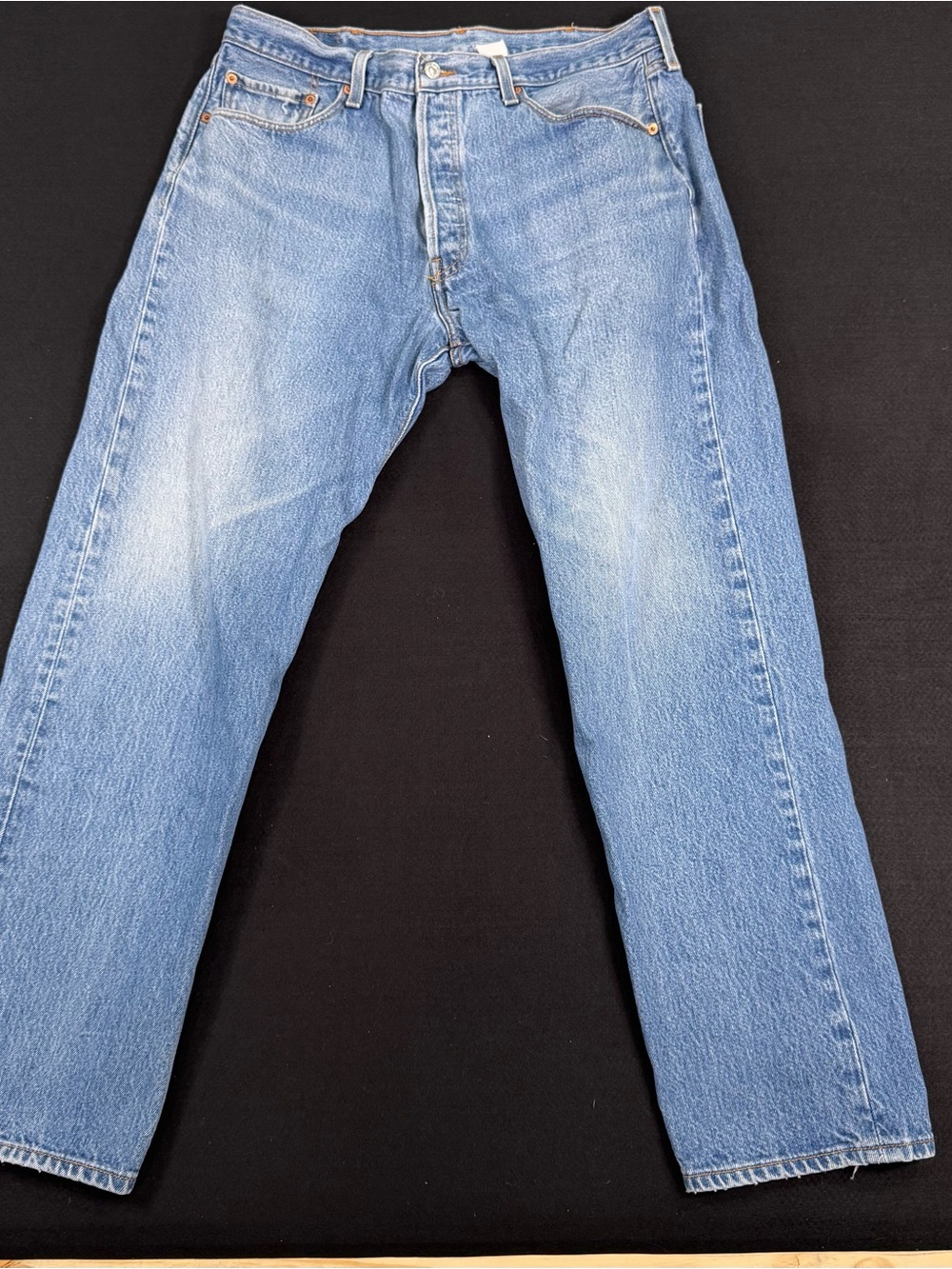 Vintage Levis 501xx Selvedge Levi's Men's 501xxStraight Faded Blue Jeans